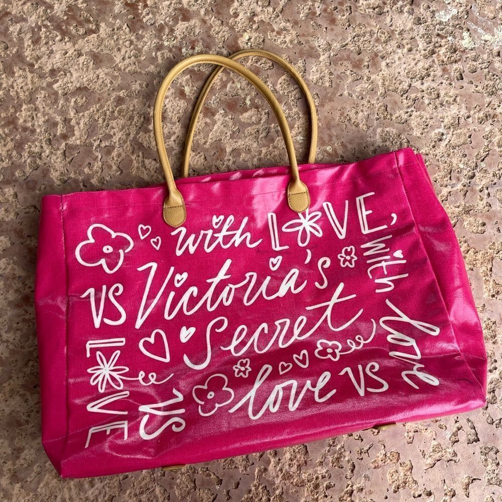 Victoria’s Secret vinyl tote bag